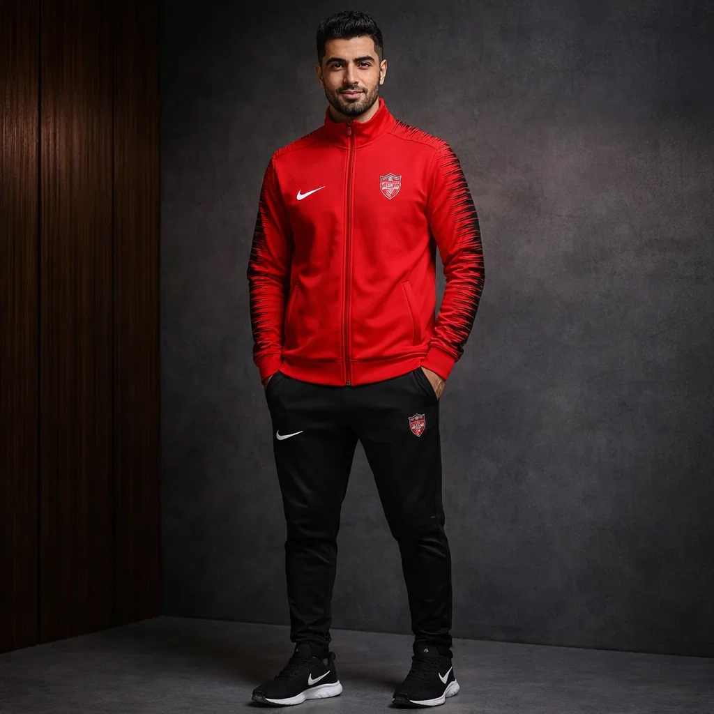 ست بهاره مردانه (سوییشرت شلوار ) پرسپولیس مدلJ92