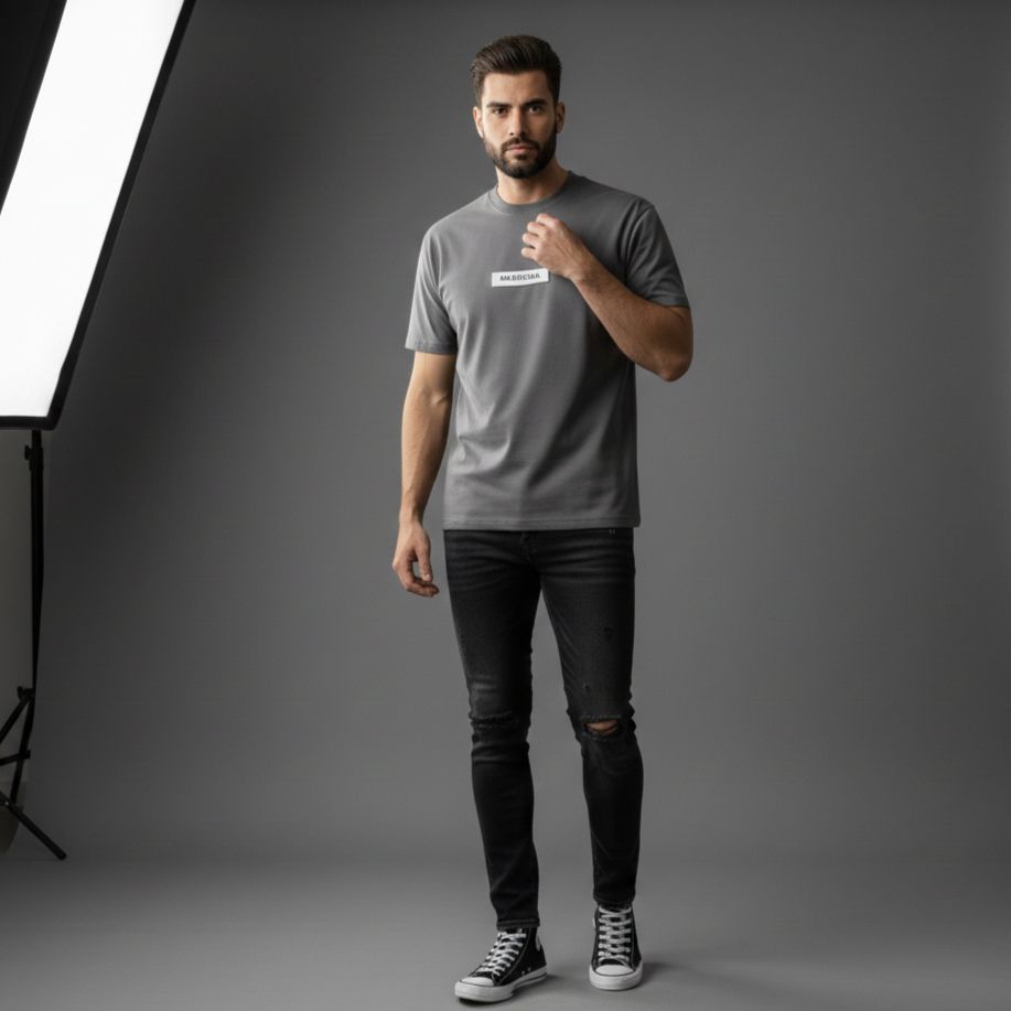 تیشرت مراکشی کبریتی ذغالی بالنسیاگا-ذغالی